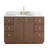 Waubun Rally 48'' Free Standing Single Bathroom Vanity with Calacatta Quartz Top-2042626829