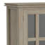 Armoire de rangement transitionnelle en bois massif l 30 po avec portes réglables Artisan-424591607