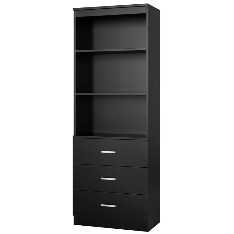 Kahler 70.9'' H x 23.6'' W Standard Bookcase with 3 Drawers