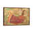 Classic Brown Wood Floater Framed