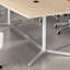 Table de conférence en forme de bateau avec base en métal-2051363735-2051363730