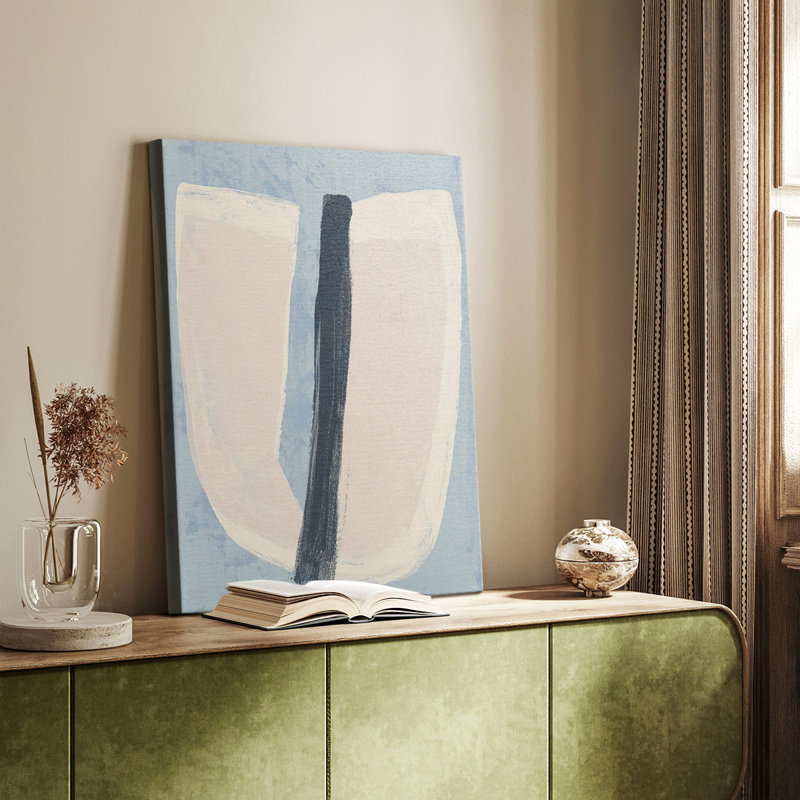 Paper Slice I -Custom Wrapped Gallery Cavas