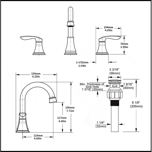 Dimensions du produit