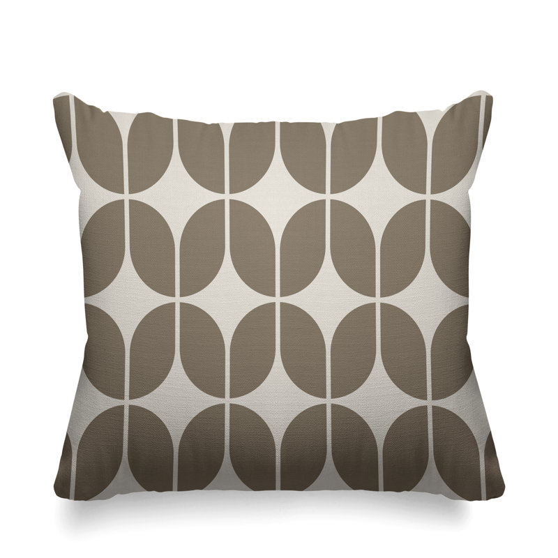 Housse et insert de coussin extérieur d'extérieur, Beige, 19 po x 19 po, Carré
