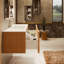 Ensemble de meuble-lavabo mural simple 39 po avec surface solide Kambrey