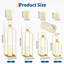Metal Candelabra with Candle Included-1343976732