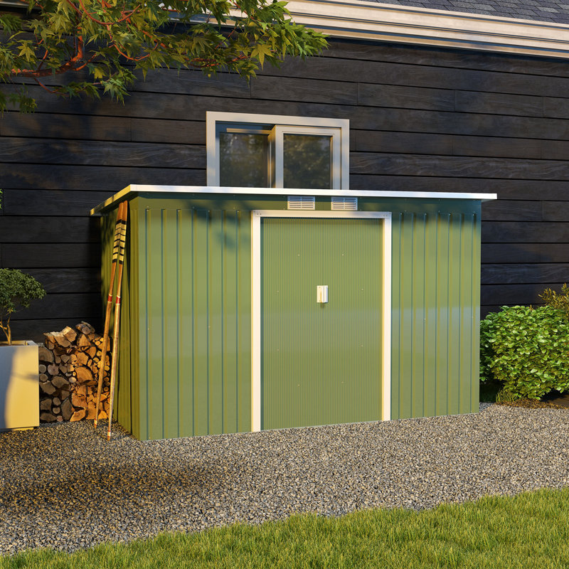 Metal Pent Storage Shed