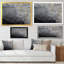 Gloden - Marbre noir et gris, ondulations V - œuvre d'art moderne sur toile-1638689158-1638689161