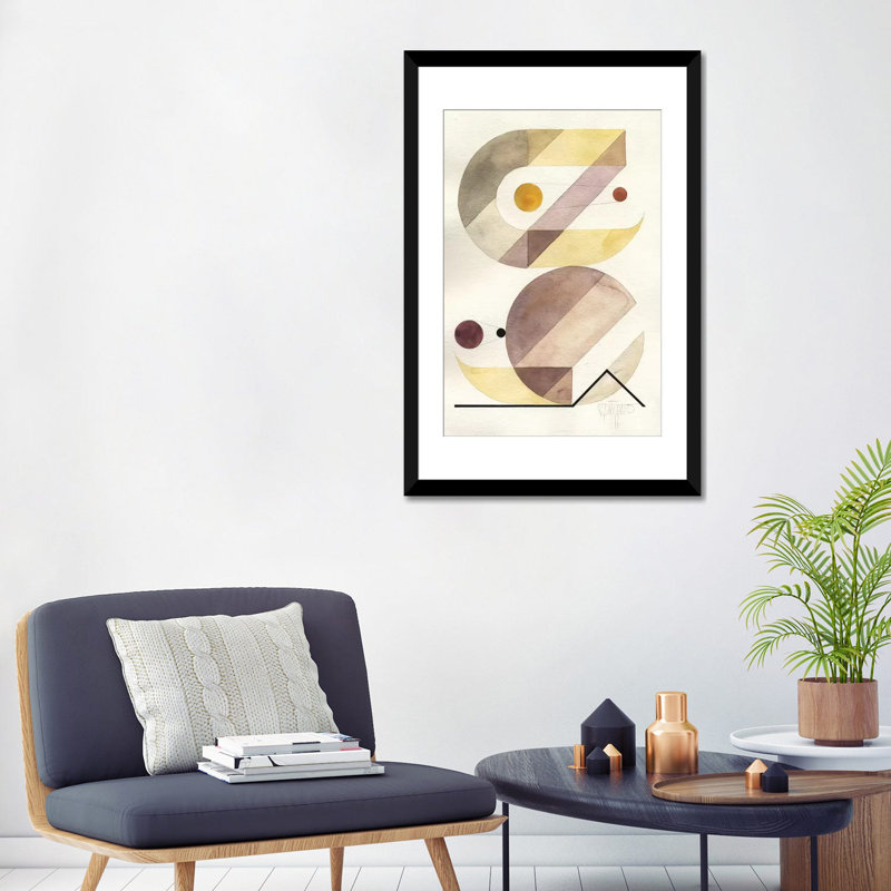 « openspaces xxxii », reproduction sur toile, H 24 po x l 16 po x P 1 po, Papier d'art encadré noir, Blanc