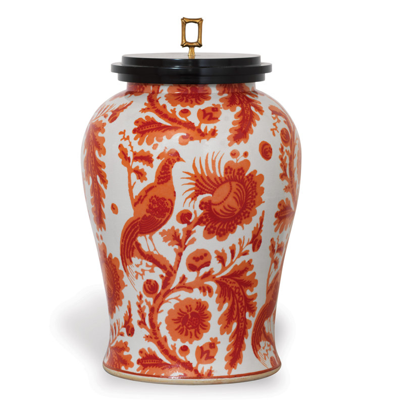 Pot en porcelaine 21 po Arcadia, Corail