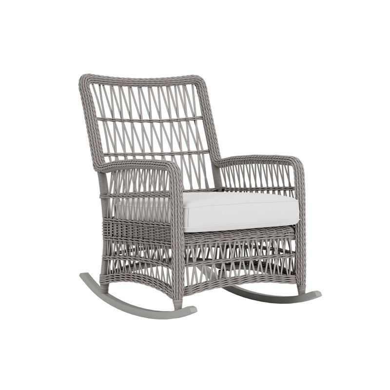Mackinac Outdoor Rocker Chair, Canvas Natural Sunbrella® Canvas