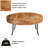 Beki Solid Wood Top Single Coffee Table