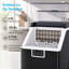 Machine à glace de comptoir, machine à glaçons automatique portative 55Lbs / 24H avec réservoir d'eau 1,9L, machine à glace compacte autonettoyante pour la cuisine à domicile