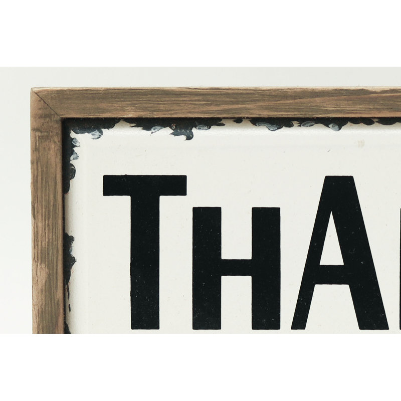 Enseigne de table en bois Bertena