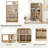 Modern Cat Bookcase Cat Tree Shelves With Storage Shelves And Cat Holes