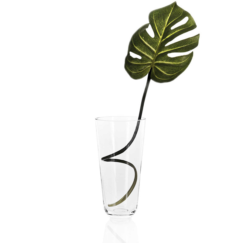 8" Almere Recycled Glass Vase, 27 oz Capacity