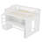 Full Solid Wood Loft Bed with Movable Desk and Shelves-1609883689-1609883702