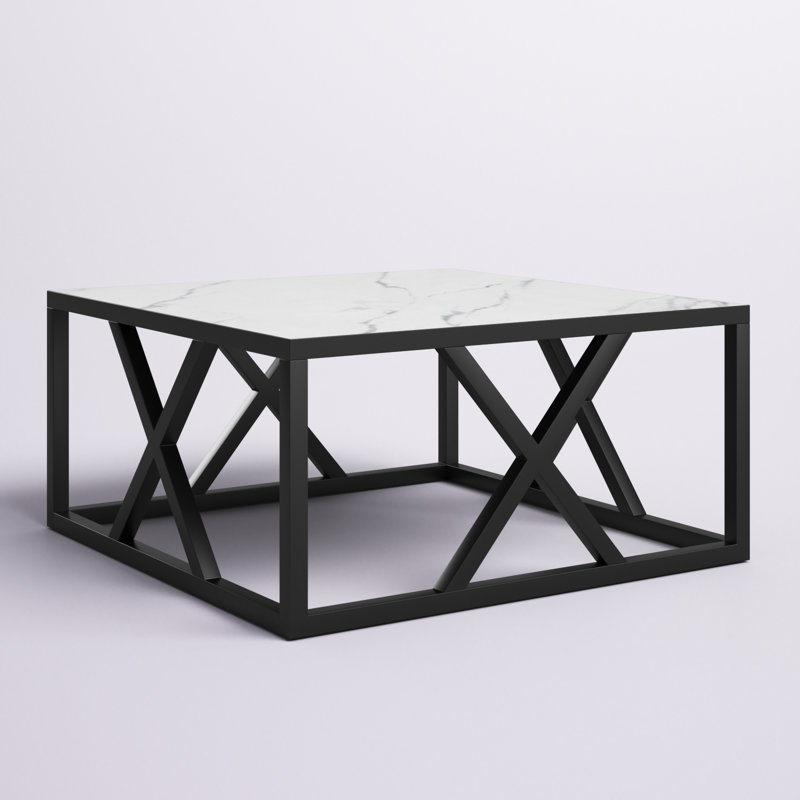 Erico Coffee Table, White/Gray