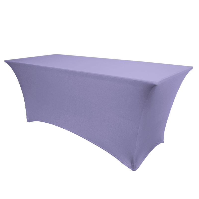 Ultimate Textile Rectangular Tables- 42" H, 2, Lilac, 60" x 24"