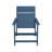 Hdpe One-piece Backrest Adirondack Chair Set Of 6-114509168