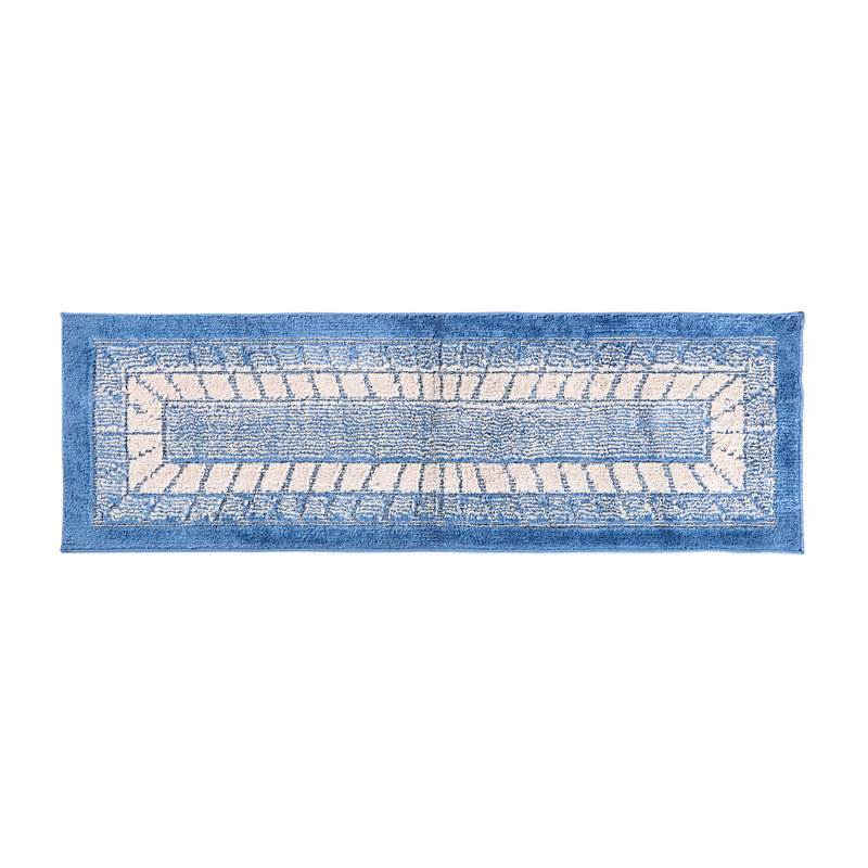Tapis de cuisine antidérapant Morentz, Bleu, Tapis de couloir 20 po x 60 po