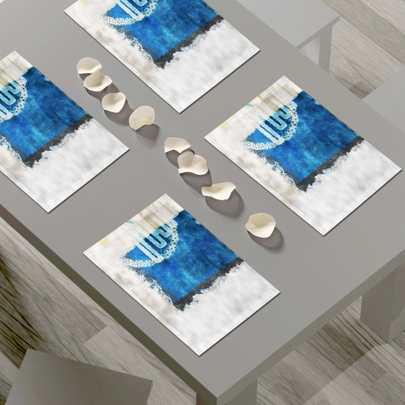 Napperon abstrait en polyester