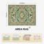  Tapis à motif floral lavable Goldene Boho-2043347769