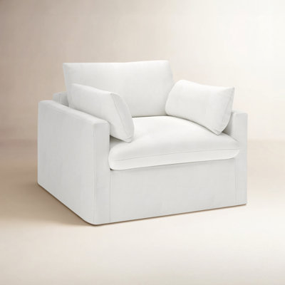 Luna Slipcovered Accent Chair