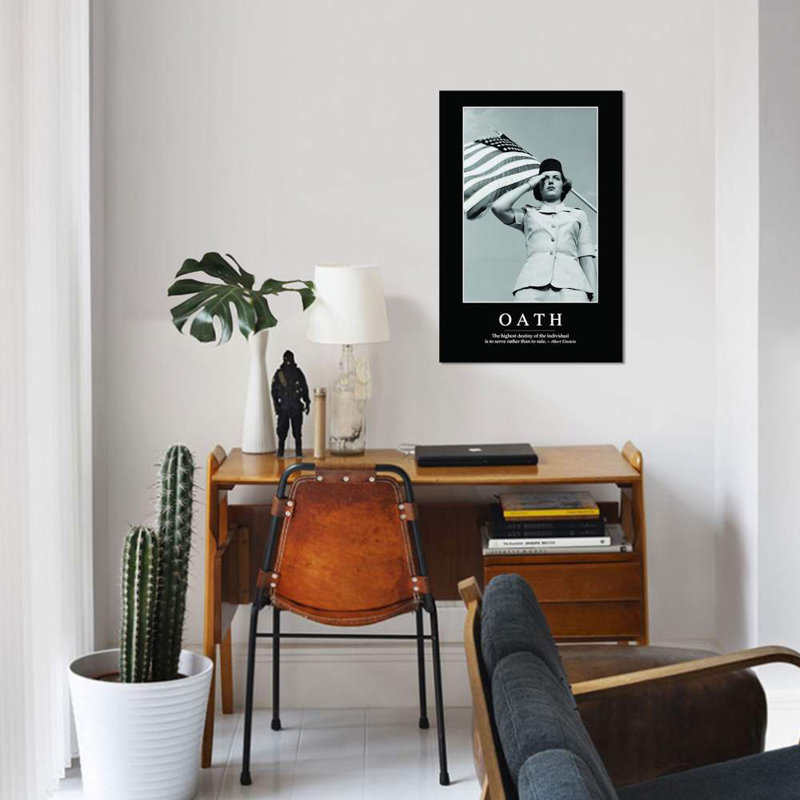 « serment » par stocktrek images, impression sur toile tendue, H 40 po x l 26 po x P 1,5 po, Pas de tapis, Toile tendue