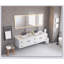 Grand miroir de salle de bain à DEL avec avant et rétroéclairage, anti-buée, mémoire, 3 températures de couleur, miroir de meuble-lavabo à intensité variable-35249465