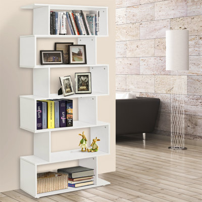 Crose 192 cm H x 80 cm W Geometric Bookcase