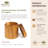 Wood Canister - Set of 2-71082301