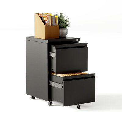 37 cm W Stainless Steel Filing Cabinet