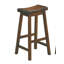 Ensemble de tabourets à hauteur de bar de 29 pouces de 2 pièces pour siège de selle en bois massif-1451498034-1451498047