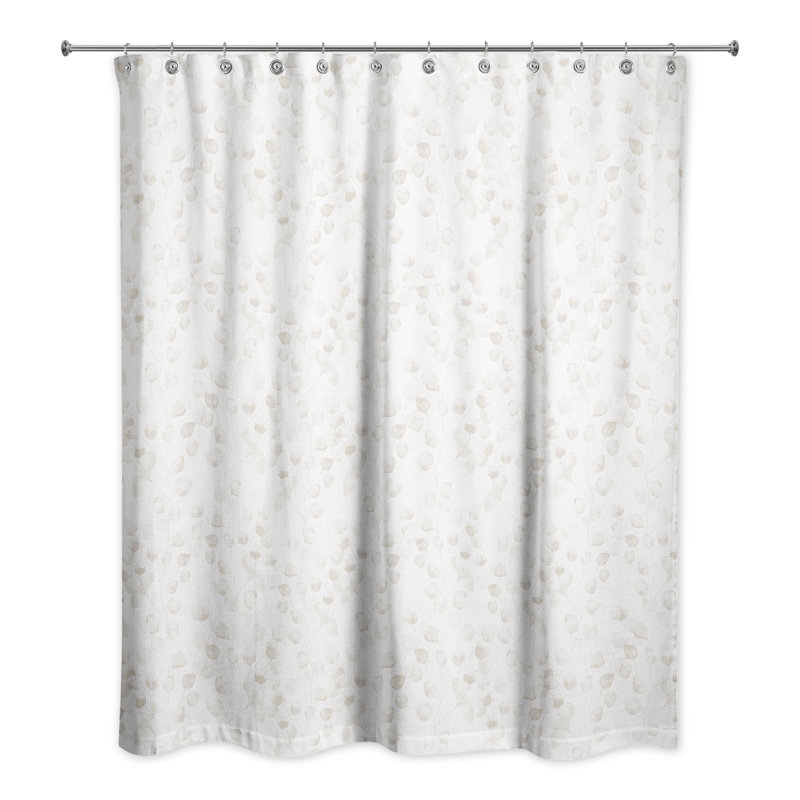 Rideau de douche simple Julian, Beige