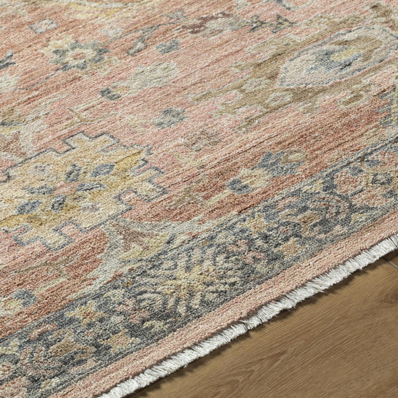 Rectangle Khorasan Wool Area Rug, Rectangle 10' x 14'