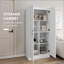 Armoire de rangement de 71 po de hauteur avec tablettes de rangement mobiles
