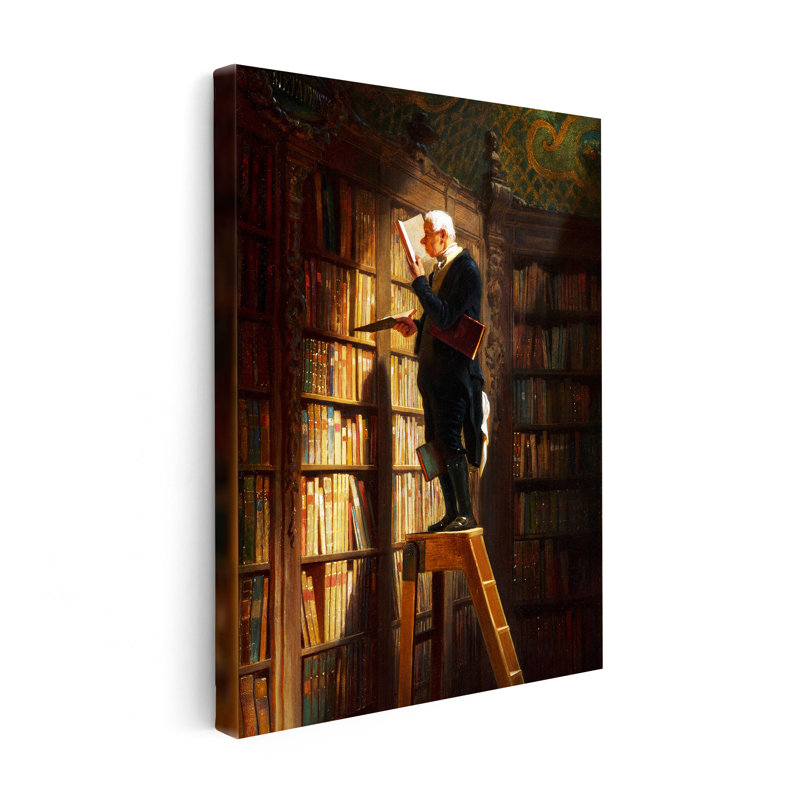 Le rat de bibliothèque, Unframed, Canvas, 12"H x 16"W