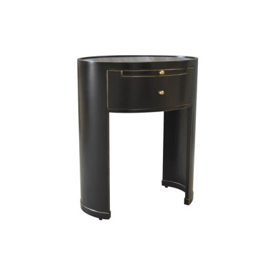 Coppess 55cm W Solid Wood Bedside Table