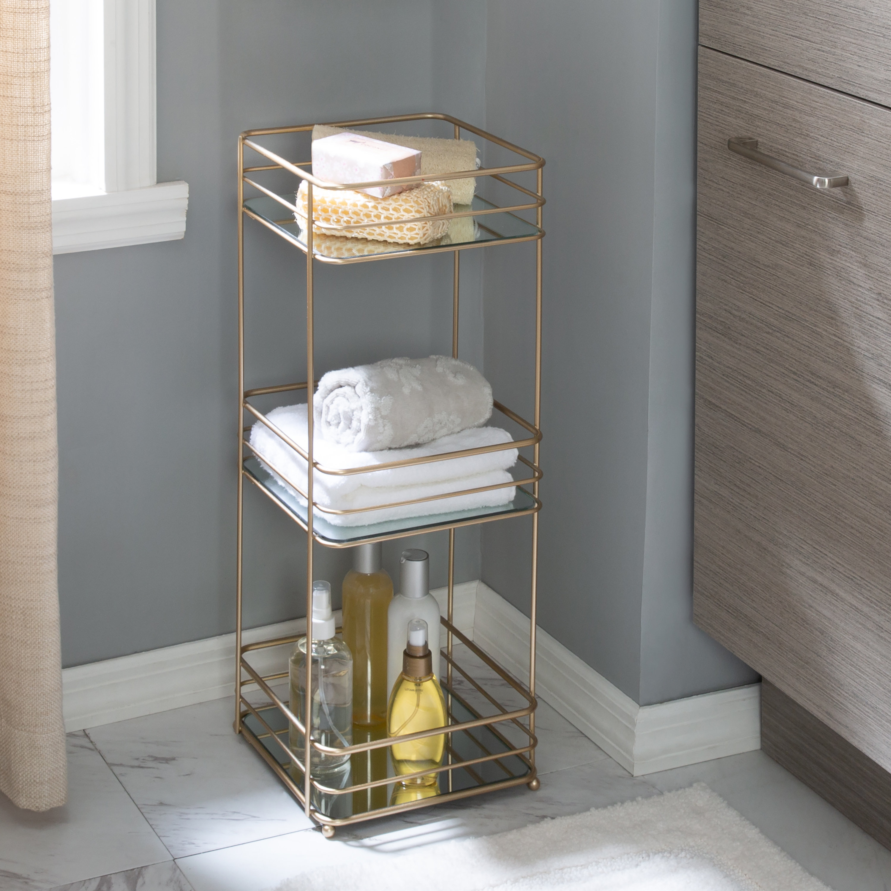 Calleis Metal Freestanding Bathroom Shelves