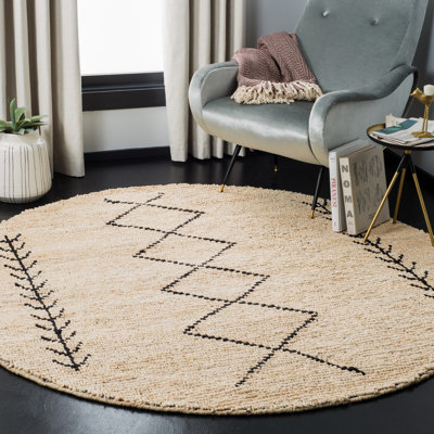 Wilmore Hand Woven Jute and Cotton Rug 