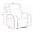 Aboubakr Power Recliner With Heat, Massage And Auto-Glide - Two Pack-120142229