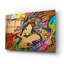 « Golden Dragon » de Dean Russo, œuvre d'art murale en verre acrylique-352500908