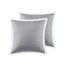 Édredon 8 pièces brodé pour grand - édredon blanc et gris à motifs magnifiques, taies décoratives, coussins décoratifs euro-118740255-118740253