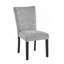Ensemble de chaises de salle à manger gris