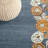 Chelsea Tufted Wool Cotton With Latex Floral Rug in Blue/Ivory-92391933