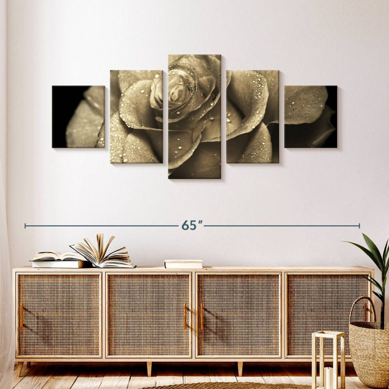 Retro Rose, 24" H x 55" W