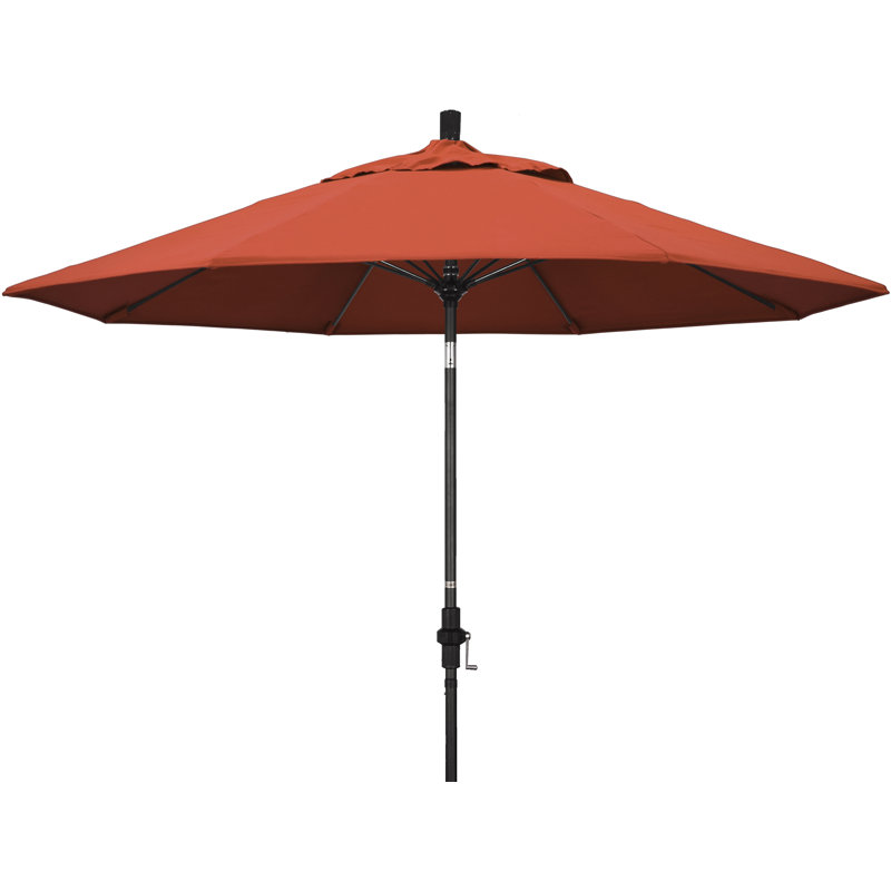 Parasol 9" Market, Performance coucher du soleil, Matted Black