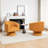 Chynna Velvet Swivel Barrel Chair-686696749