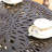 Rattan patio table and chair combination